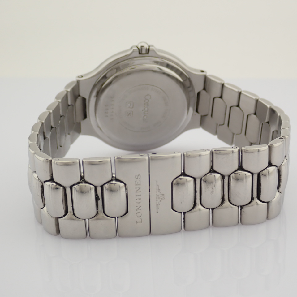 Longines / Conquest Perpetual Calender - Gentlemen's Steel Wrist Watch - Image 5 of 10
