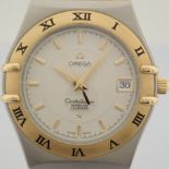Omega / Constellation Perpetual Calendar - Gentlemen's Gold/Steel Wrist Watch
