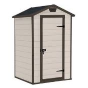 1x Keter Manor 4x3 Maintenance Free Shed. (W129xD103xH196cm) RRP £240