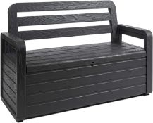 (R10C) 1x Panchina Forever Spring Bench Anthracite Scatola.