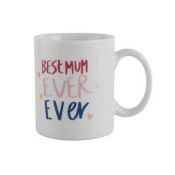 (R7A) 60x Slogan Mugs To Inc Mother And Nan. (10x 6 Piece Pack) All New.