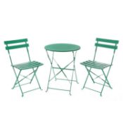 (R10L) 1x Lazio Bistro Set Green.