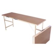 (R7K) 11x Hardboard Top Folding Pasting Table.