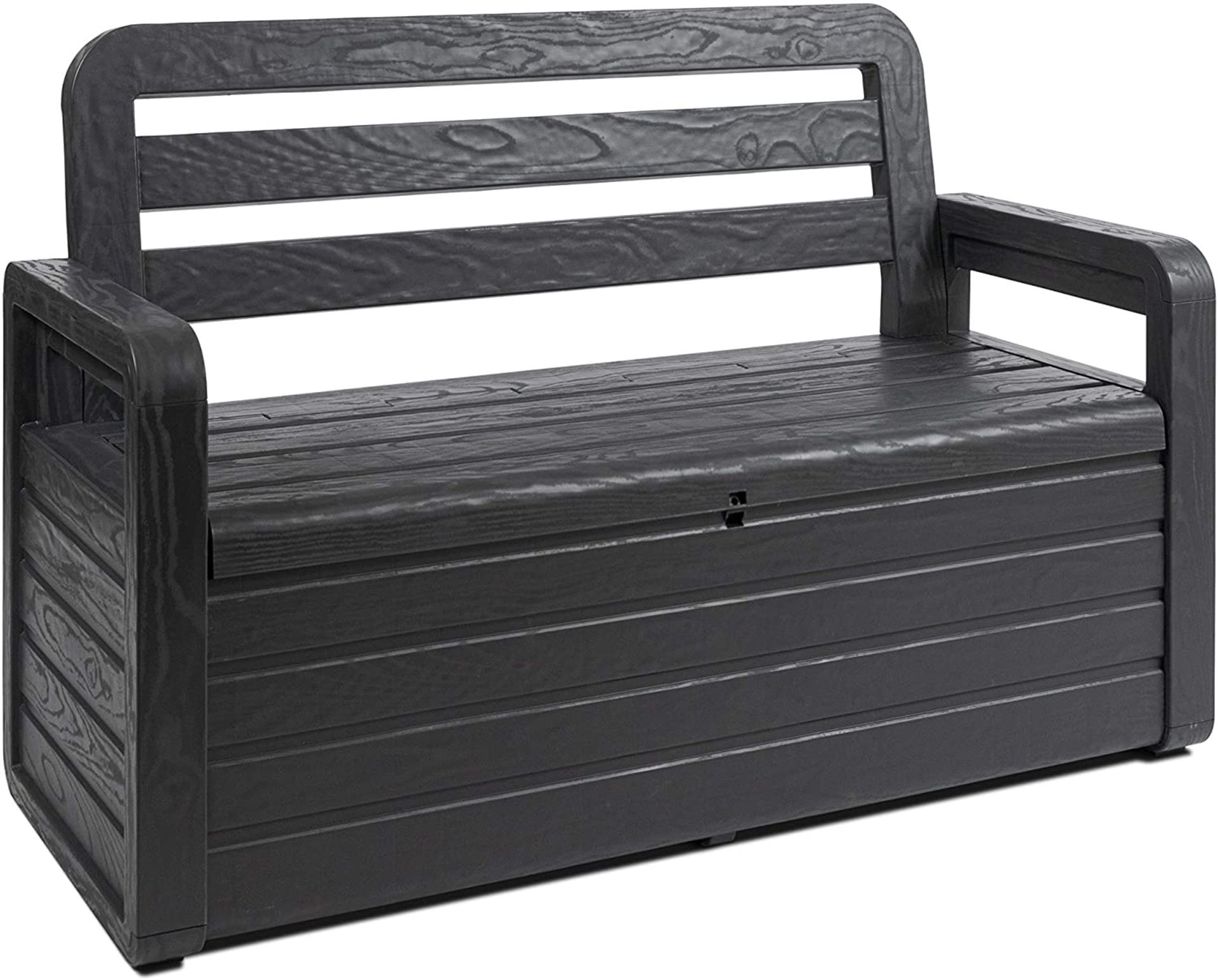 (R10C) 1x Panchina Forever Spring Bench Anthracite Scatola.