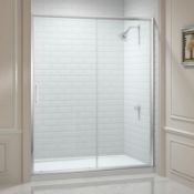 New 1700mm - 6mm - Sliding Door Shower Enclosure. RRP £763.99.6mm Safety Glass Fully waterpro...