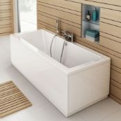 New (N2) 1700x700mm Square Double Ended Bath. We love this bath because it is perfect for two!