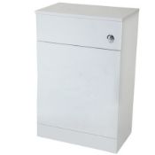New (L77) Lanza 500mm Gloss white WC unit. 18mm solid carcass Supplied in Gloss White
