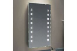 New 500 x 700mm Galactic Designer Illuminated LED Mirror. RRP £399.99.Ml2101.Energy Efficie New