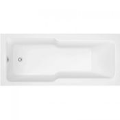 New (P10) 1700mm Right Hand L-Shaped Bath. Constructed From High Quality Acrylic Length: 1700m...