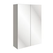 New (Q63) Valesso 500mm Slim Mirrored Wall Cupboard Unit. _ Soft Close Fittings _ Durable...