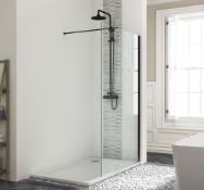 New (R38) 900mm - 8mm - Premium Easy clean Wetroom Panel. RRP £349.99.8mm Easy clean Glass - O...