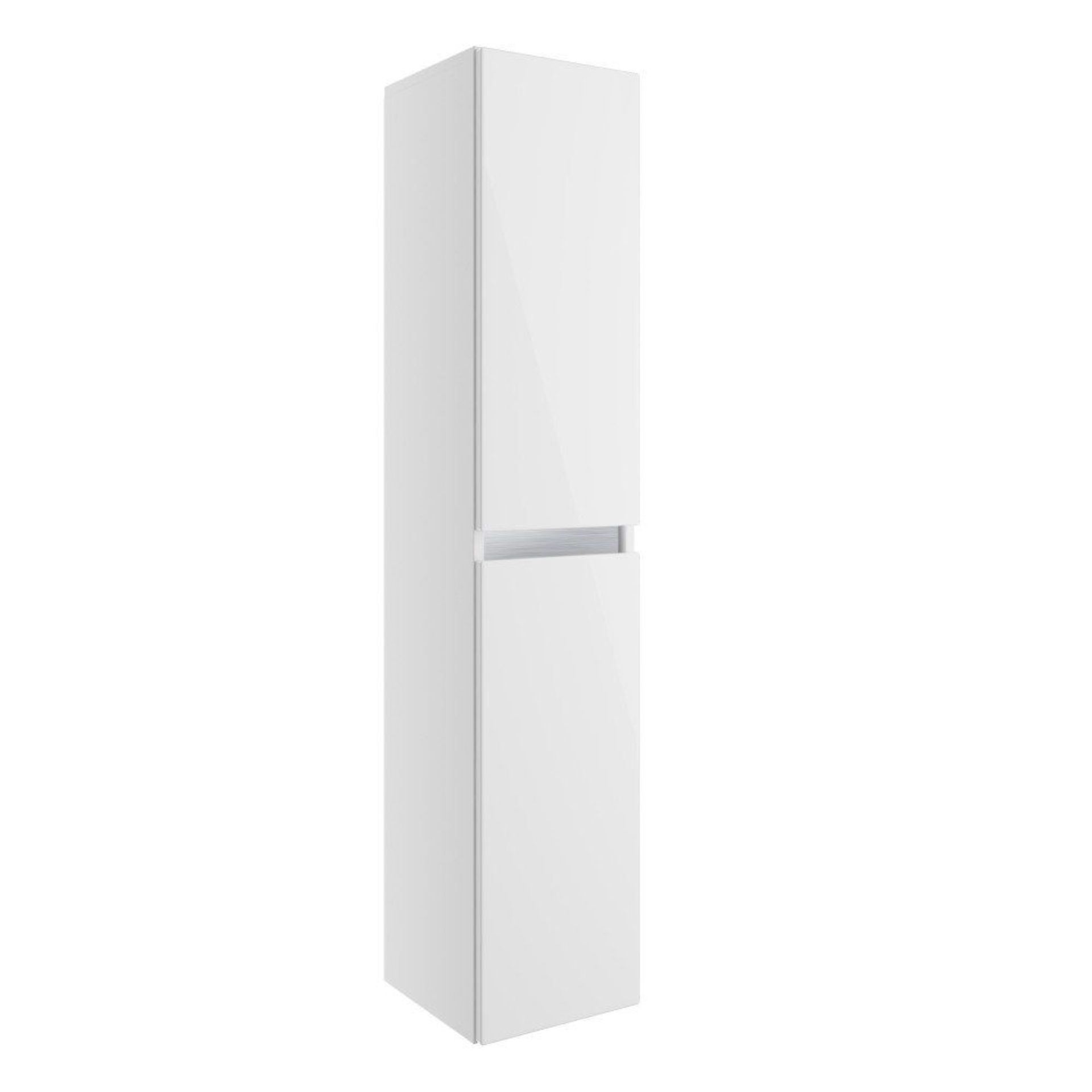 New (R20) Carino 300mm 2 Door Wall Hung Tall Unit - White Gloss. RRP £218.08. The Carino Range... - Image 2 of 2