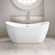 New (S1) 1700 mm x 780 mm Caitlyn Freestanding Bath. Visually Simplistic To Suit Any Bathroom Int...