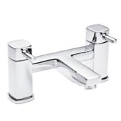 New (R48) Hampton Bath Filler Tap. Modern Design Ceramic Disc Cartridge Quarter Turn Mechanis...