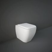 New Rak Metropolitan Back To Wall WC Pan. 337 x 415 mm (W x H). Seat Not Included. Metbtwpan