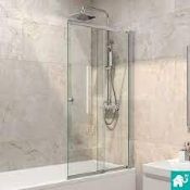 New Sliding Bath Screen 1400x820 mm. Lb224.