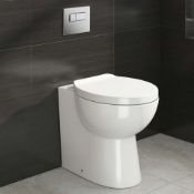 New Crosby Back To Wall Toilet. 624Bwp. Made From White Vitreous China Finished In A High Glo...