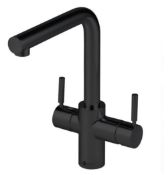 New (T8) Insinkerator 3N1 Tap L Shape Black Velvet + Tank/Filter/Installation Pack. RRP £989.9...