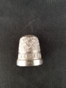 Sterling Silver Skegness Thimble