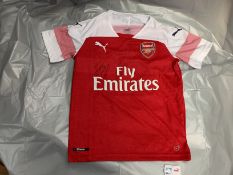 Arsenal Pierre Emerick Aubameyang Signed Shirt