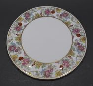 Royal Worcester Chinese Garden Cake Plate