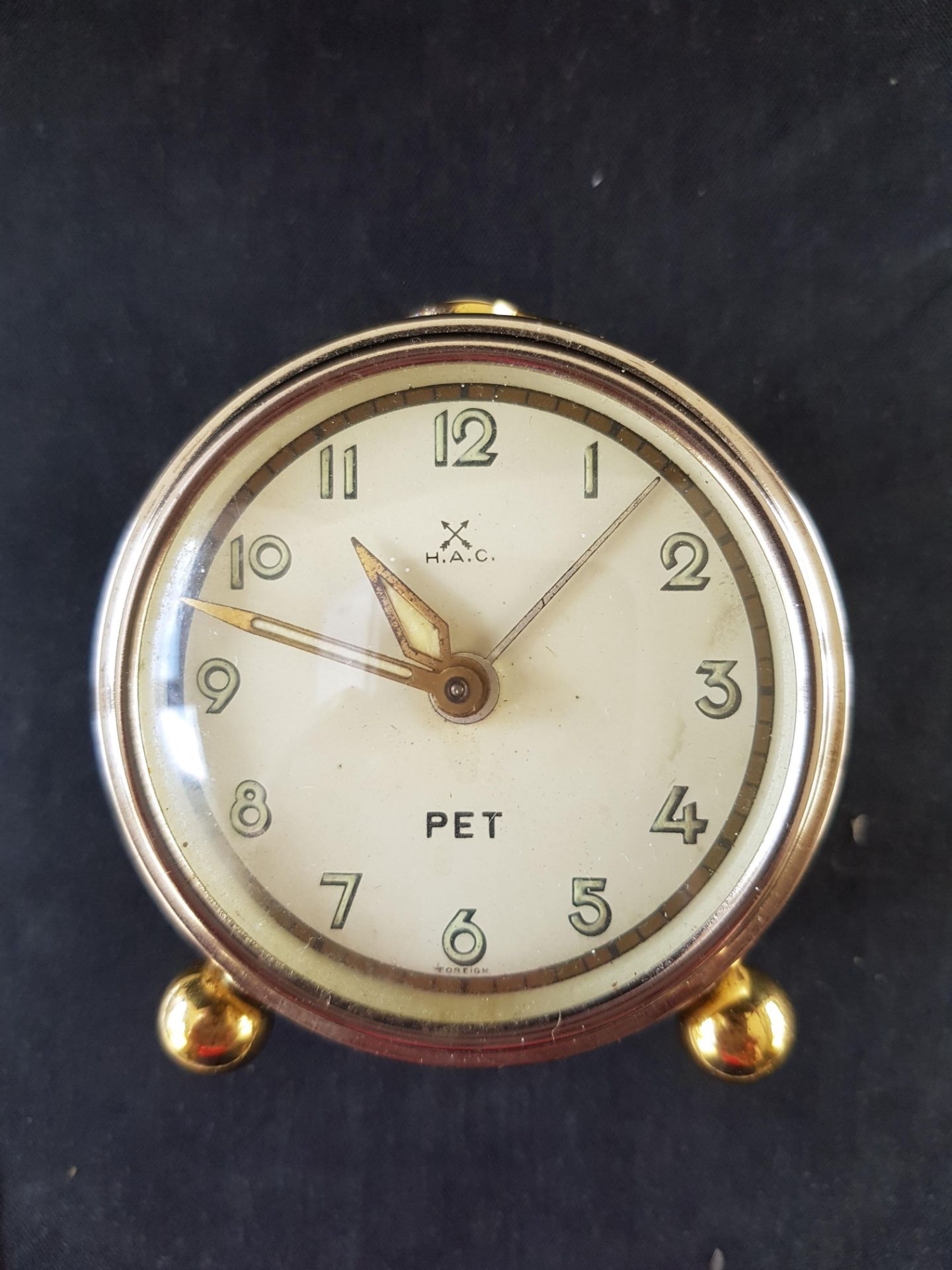 1930's Enamelled HAC Alarm Clock