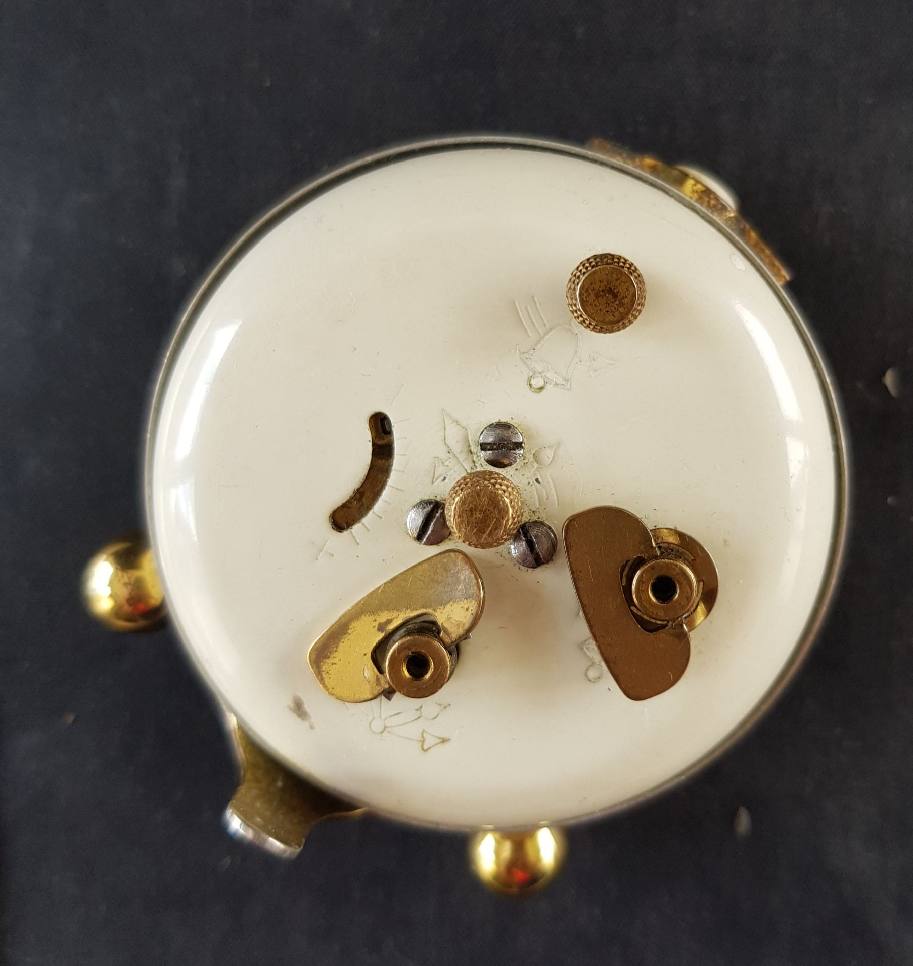 1930's Enamelled HAC Alarm Clock - Image 3 of 4
