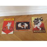3 Michelin Signs (Reproductions)