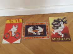 3 Michelin Signs (Reproductions)