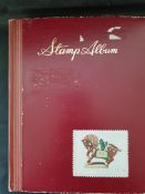 Large Stamp Album with UK stamps