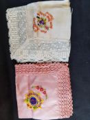 WW1 Sweetheart Handkerchiefs