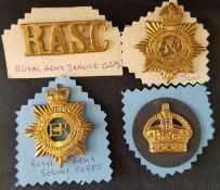 Royal Army Corps Cap Badges