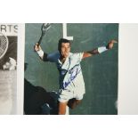 IVAN LENDL, JIMMY CONNORS & ARTHUR ASHE Original signatures.