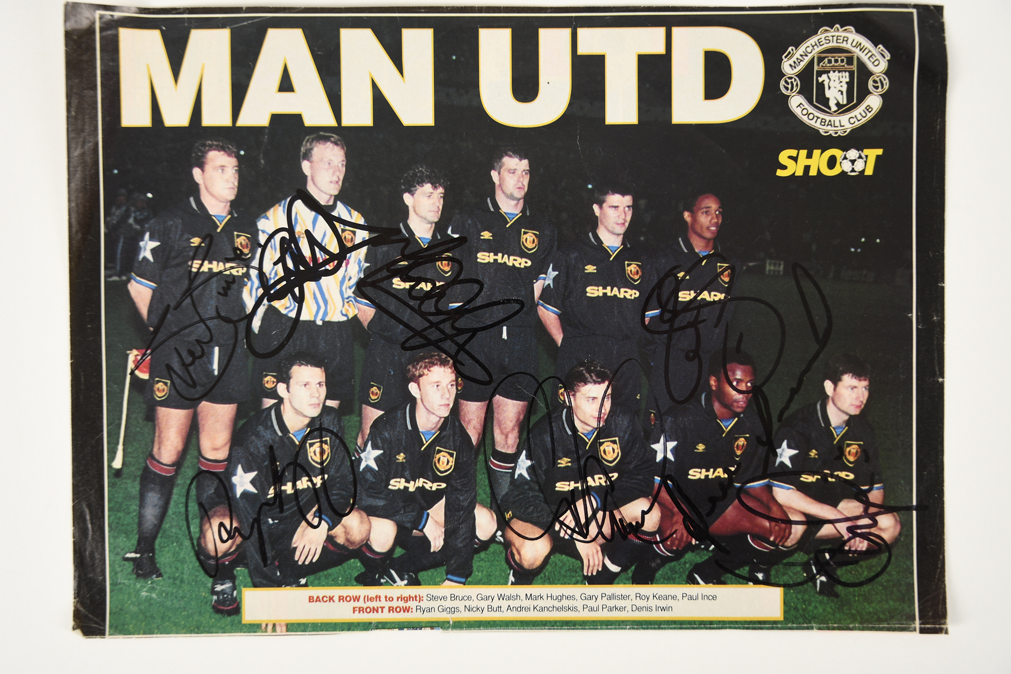 MAN UTD Circa 1994 Original signatures