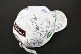 TITLEIST PRO V1 CAP Multi signed by 22 pro golfers.