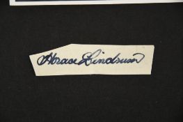 JOE DAVIS & LINDRUM BROTHERS Original signatures