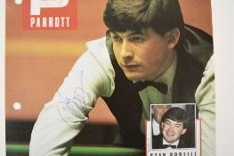 JOHN PARROTT, DENNIS TAYLOR & WILLIE THORNE Original signatures