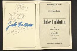 JAKE LA MOTTA Original signature