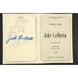 JAKE LA MOTTA Original signature