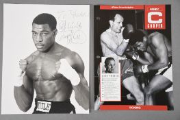 HENRY COOPER & FRANK BRUNO Original Signatures