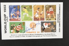 ENGLAND 1966 Various original signatures.