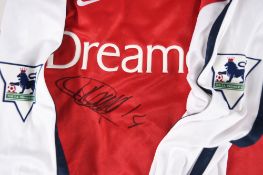 THIERRY HENRY Signed match strip.