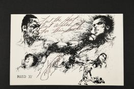 JOE FRAZIER Original signature