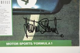 JACKIE STEWART Original signature