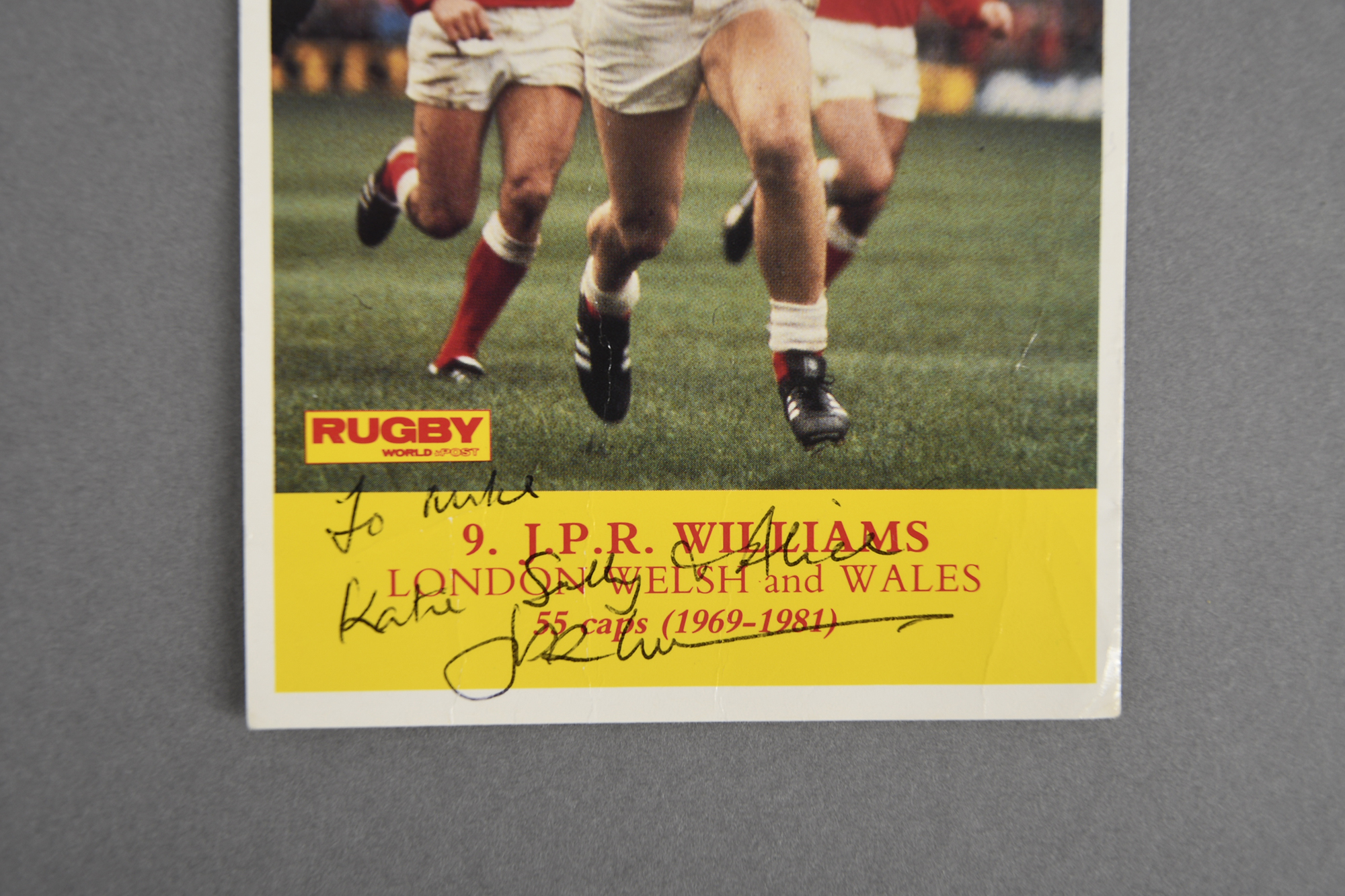 RUGBY GREATS Original signatures. - Image 6 of 9