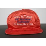 LENNOX LEWIS Original signature on cap.