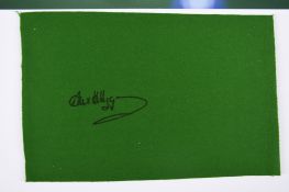 ALEX HIGGINS & JIMMY WHITE Original signatures