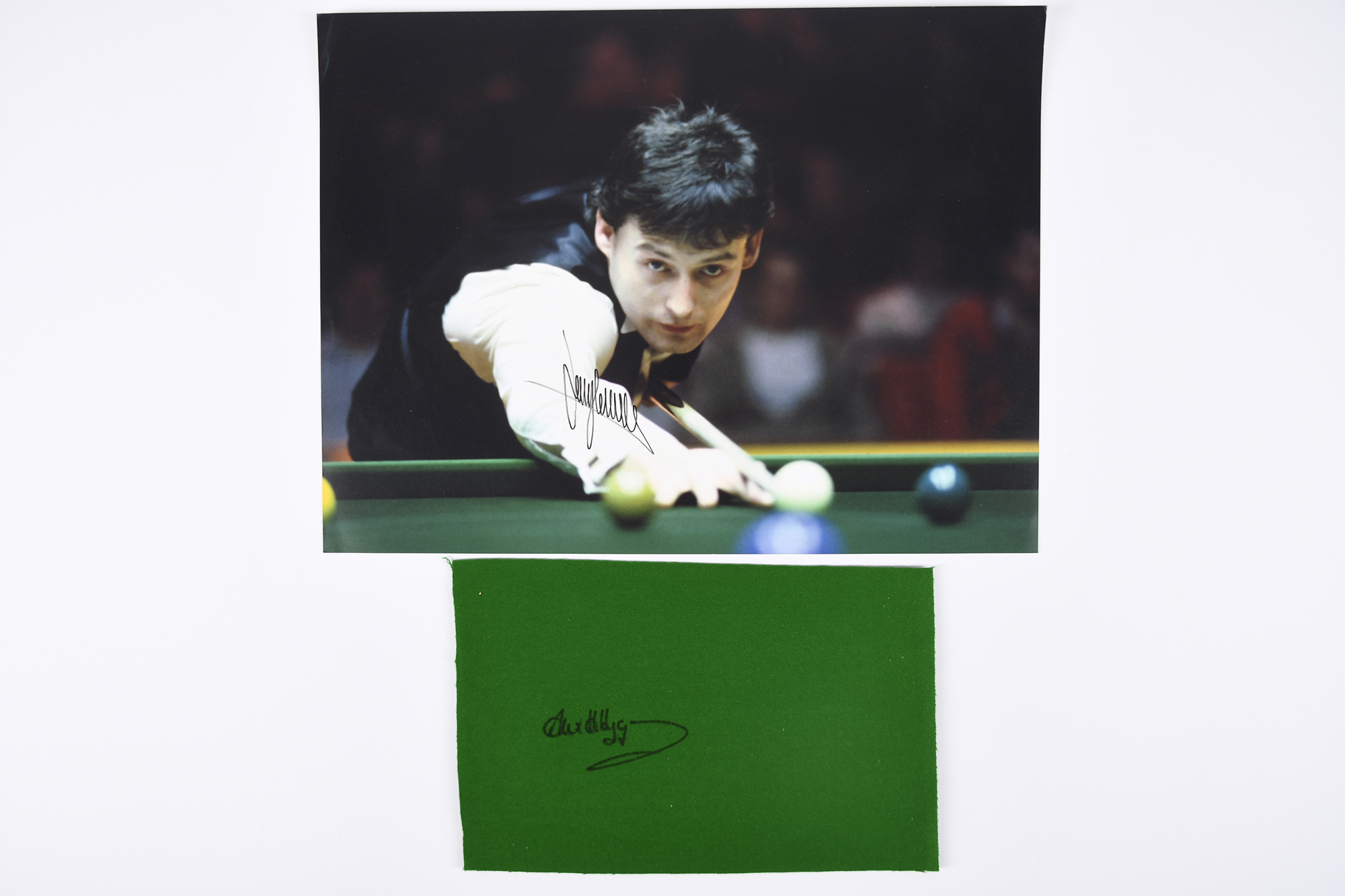 ALEX HIGGINS & JIMMY WHITE Original signatures - Image 2 of 4