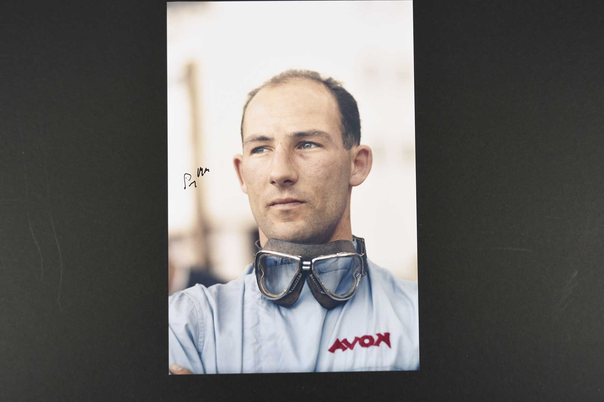 STIRLING MOSS ( 1929 - 2020) Original signature