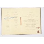 RYDER CUP 1953 Original signatures